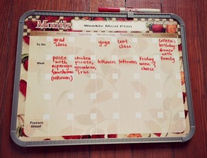 old meal board