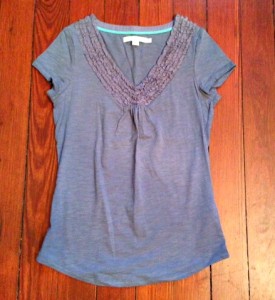 ruffled tee