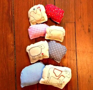 emb animals fabric